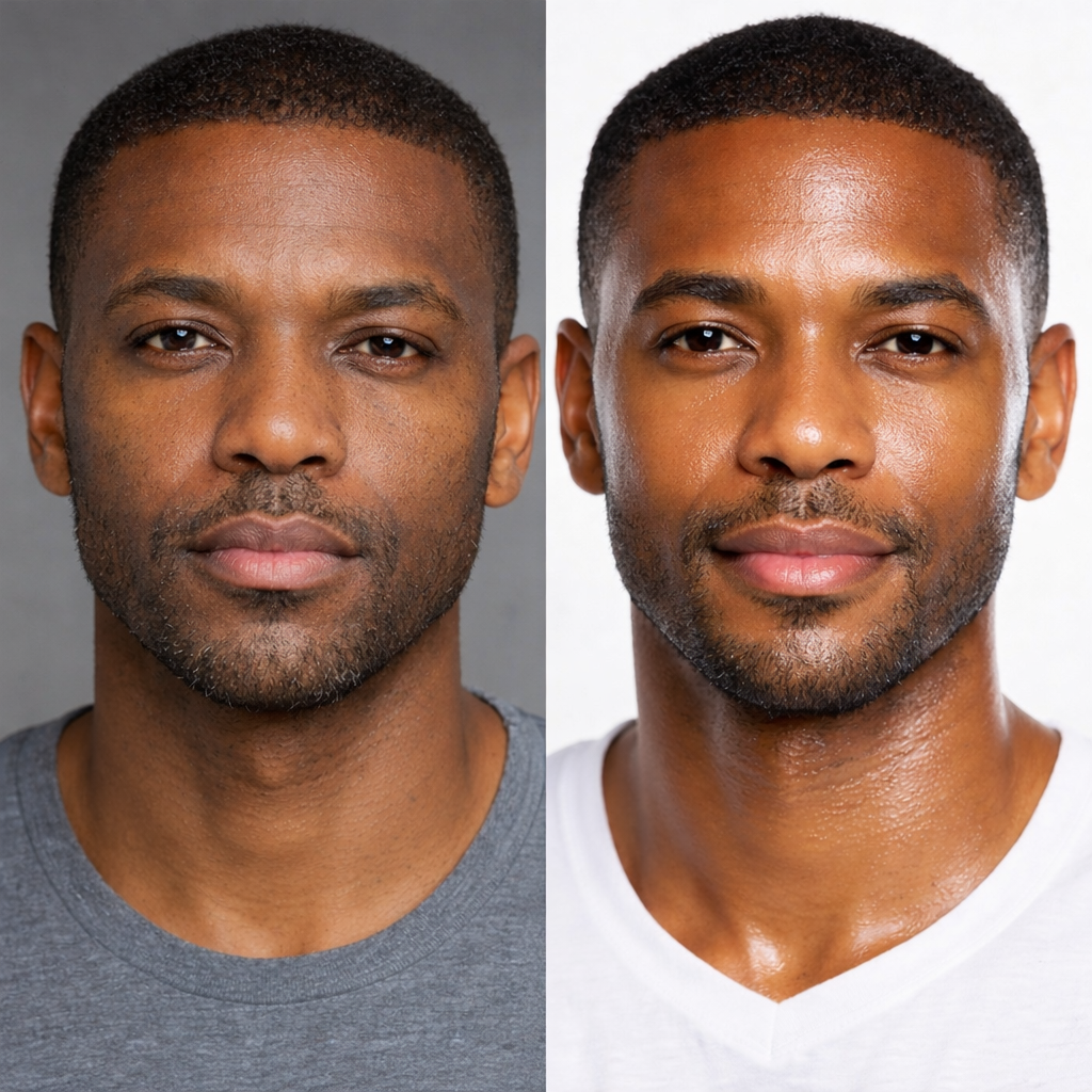 Glass Skin for Black Men:  The Complete Guide to Radiant & Even-Toned Skin